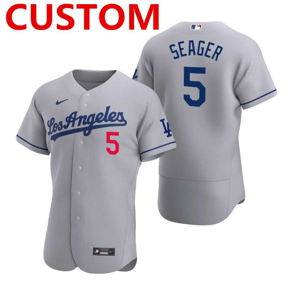 Los Angeles Dodgers Customized Nike Gray 2020 Road MLB Flex Base Jersey,We sell and wholesale Los Angeles Dodgers Customized Nike Gray 2020 Road MLB Flex Base Jersey on line form chian!